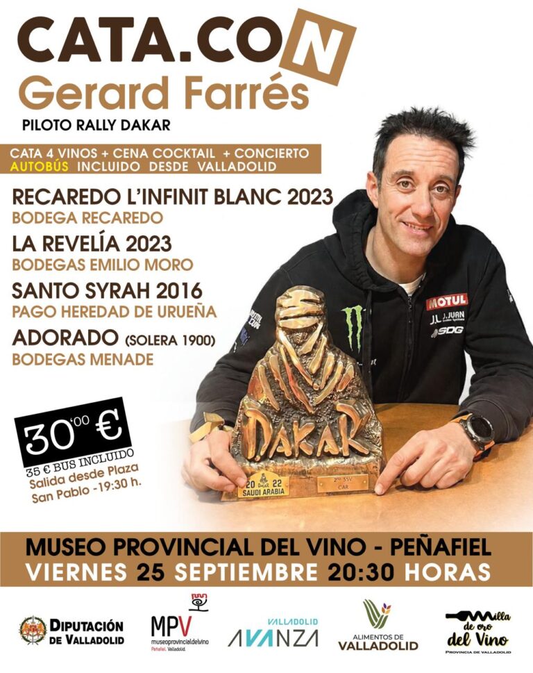 Cata.con Gerard Farrés (Piloto Rally Dakar)